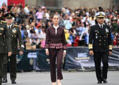 Sheinbaum encabeza desfile; Marina promete limpiar huachicol fiscal