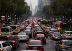 Lunes de tráfico, marchas y retrasos en la capital