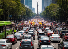 Tarde complicada en CDMX: marchas, tráfico y presión en el Metro