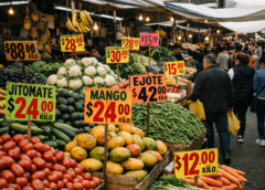 Inflación en México contenida pese al alza del 4.59% en alimentos básicos