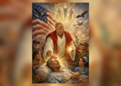 Trump desafía al Vaticano con imagen mesiánica y críticas al Papa León