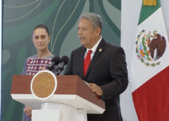 Claudia Sheinbaum y Tereso Medina, líder de la CTM,  garantizan mejores derechos laborales para los trabajadores